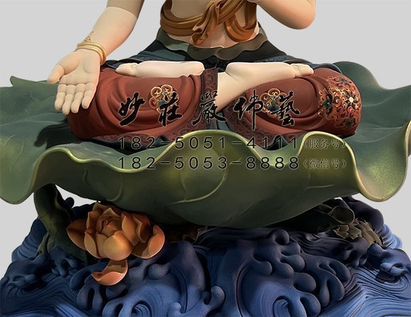 滿愿童子局部特寫(xiě)